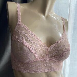 Large B.tempt’d Lace Kiss 910182 colour Rose Smoke stretch lace longline bra